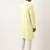 Lemon yellow asymmetrical  cotton kurta pajama