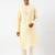 Lemon side open layered kurta pajama