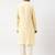 Lemon side open layered kurta pajama