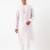 Lavender open layered kurta pajama