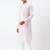 Lavender open layered kurta pajama