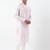 Lavender open layered kurta pajama