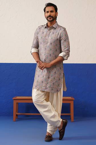 Printed pathani salwar set