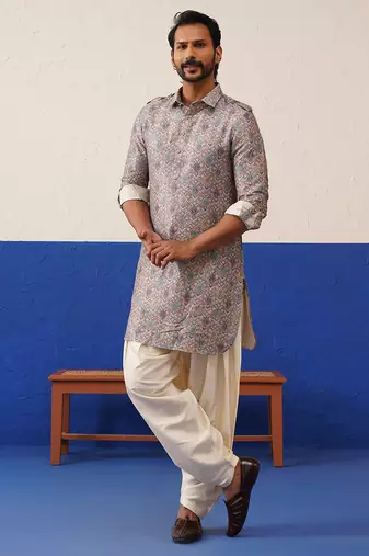 Printed pathani salwar set
