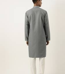 Grey cotton kurta pajama