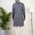 Grey embroidered kurta pajama