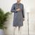 Grey embroidered kurta pajama