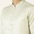 Green fine cotton self design kurta pajama