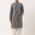 Grey gota embroidery kurta pajama