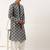 Grey gota embroidery kurta pajama