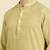 Greenish beige twill weave cotton kurta  set