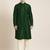 Bottle green embroidered kurta pajama