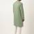 Light green asymmetrical  cotton kurta pajama