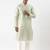 Light green embroidered kurta pajama