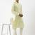 Light green embroidered kurta pajama