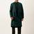 Green ombre layered kurta pajama