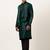 Green ombre layered kurta pajama