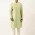 Parrot green embroidery angrakha kurta pajama