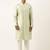 Light green embroidery angrakha kurta pajama