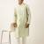 Light green embroidery angrakha kurta pajama