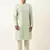 Pistachio green embroidery angrakha kurta pajama