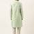 Pistachio green embroidery angrakha kurta pajama