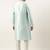 Aqua Blue silk embroidered kurta pajama