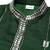 Green silk gota embroidered kurta pajama
