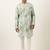 Green sequin embroidery kurta pajama