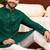 Olive green embroidery kurta pajama