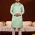 Green embroidery kurta pajama