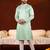 Green embroidery kurta pajama