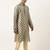 Printed gold cotton kurta pajama