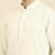 Cream twill weave cotton kurta  set