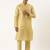 Cream embroidered kurta pajama