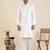 Cream embroidered kurta pajama
