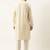 Cream cotton pintux kurta pajama