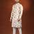 Cream ceremonial kurta pajama