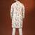Cream ceremonial kurta pajama