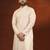 Cream embroidered kurta pajama