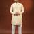 Cream embroidered kurta pajama