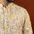 Cream embroidered kurta pajama