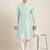 Sky blue embroidered kurta pajama