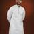 Light blue embroidered kurta pajama