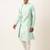 Sky blueembroidery angrakha kurta pajama