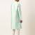 Sky blueembroidery angrakha kurta pajama