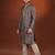 Midnight blue batik print kurta