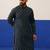 Blue embroidered kurta pajama
