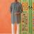 Blue printed kurta pajama set