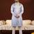 Powder blue embroidery kurta pajama